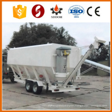 Truck trailer cement silo,mobile horizontal cement silo
